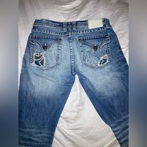 Affliction cross jeans